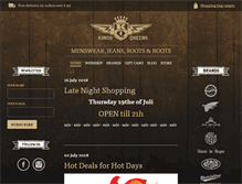 Tablet Screenshot of kings-queens.be